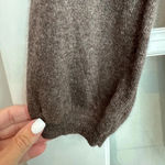 BCBGMAXAZRIA  Y2K Brown Soft Angora Wool Blend Button Down Cardigan Size L Large Photo 7