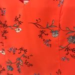 Honey Punch Anthropologie Honey Bunch Floral Orange Camisole Top Photo 2