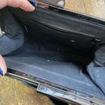 Jones New York Croc Embossed Leather Shoulder Bag Black 90’s Photo 3