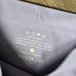 Set Active  Light Purple Sports Bra Ribbed Square Neck Lavender Photo 3