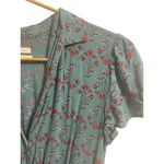Urban Outfitters Shorts Romper Womens Small Teal Floral Boho Beach Festival Photo 3