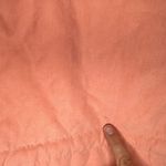 Unbranded Peach Parka Jacket Women's Size Large Long Sleeve Full Zip Snap Button Photo 4