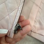 Peck & Peck Womens Vintage  Lamb Leather Vest Quilted Lined Pink Medium Photo 8