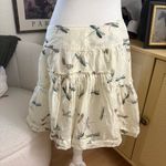 Anthropologie LEIFSDOTTIR Dragonfly Print Silk Blend Skirt Size 8 Photo 3