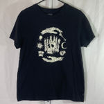 Vans Full Circle Boyfriend Tee - Women Size M - Black and White Photo 0