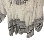 World Market NWT Women's Size S/M White Boho Indian Cotton Blouse Size M Photo 2