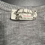Free People Intimately Ribbed Gray Swing Tank Top Sz Small Photo 3