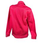 Diane Gilman  Red Denim Jean Jacket Hollywood Star Sequin Embroidered Rhinestones Photo 4