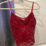 Edikted Red lace tank top Photo 0