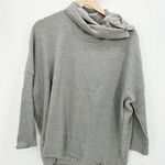 Cherish Grey Cowl Neck Long Sleeve Knit Pullover Sweater Women's Size Large L Photo 0