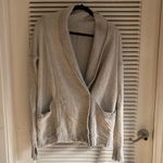 Lululemon cardigan oversized small post practice heathered oatmeal Photo 3