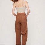 Wilfred Beige Wide-Leg Women's Pants Photo 2