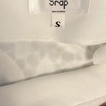 White Floral Cutout Lace Ruffle Pencil Mini Skirt Photo 2