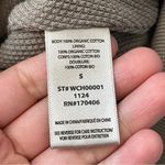 Elwood Crop Hoodie organic cotton thermal zip babydoll womens Brown (small) Tan Photo 10