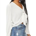 Flowey Boho Top White Size L Photo 3