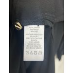 Susan Graver  Liquid Knit Button Front Dress Size Medium Black/gold Office Career Photo 6