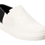 Free People White Calf Hair Varsity Slip On Sneakers Size 38 EU Photo 0