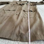 Lovers + Friends  Ryan Sage Khaki Trench Coat Size M Photo 9