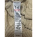 Topshop Beige Long Sleeve V Neck Collared Polo Knit Sweater Midi Dress Size 8-10 Photo 4