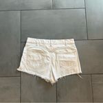 Free People Logan Denim Shorts in Optic White Photo 4