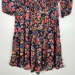 Shoshanna  Blendon Sunset Floral Mini Dress 3/4 Length Sleeves Photo 4