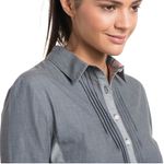 Kuhl Long Sleeve Kiley Dress in Charcoal/Daylily Size Medium Photo 2