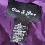 OLIVIA AND Grace Cami With Attached Cardigan Purple Size‎ Large Photo 2