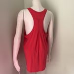 Lululemon  Love Tank Top Pleated Racerback Poppy Coral Pima Cotton Size 10 Photo 8