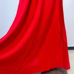 Farm Rio NWT  Stretch Linen Blend Cami Maxi Dress Size S Classic RED Photo 9