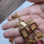 Kate Spade Coated Confetti Statement Necklace Gold Tone Red Pink Orange Etc Photo 7