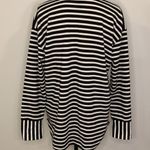 Jones New York  jersey knit striped zip front jacket L Photo 2