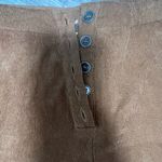 Doe & Rae light brown corduroy mini skirt with ruffle. Photo 2