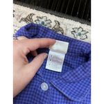 Disney Vintage  Store Nightgown Women’s  L/XL Mickey Mouse Blue Plaid Flannel 90s Photo 9