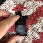 Torrid Tan Red Boho Southwest Draped Fringe Open Knit Sweater 00 Medium/Large Photo 6