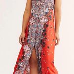 Free People Morning Song Printed Maxi Slip Photo 0