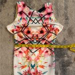 Source Unknown Flamingo Floral Sleeveless Dress - Pink and White Photo 5