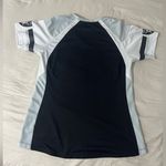 Majestic  Raiders Black and Gray V-Neck Jersey Size Large‎ Photo 3