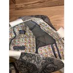 Disney Vintage  Parks Epcot Canvas Tote Bag Embroidered Mickey Mouse World Flags Photo 3