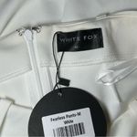 White Fox Boutique New White Fox Fearless white flare pants women’s size medium Photo 7