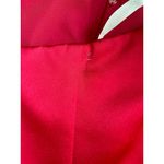 David's Bridal Vtg ‎ Strapless Formal Dress Gown Red Floral Beaded Elegant Party Photo 6