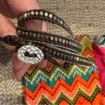 Chan Luu  Gray & Brown Beaded Wrap Bracelet Photo 3