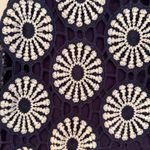 Boden Crochet Jersey Midi Dress Women's 8 Navy Feminine Dainty Boho Hippie Blue Photo 7