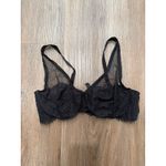 Victoria's Secret  Dream Angels Black Lace Unlined Plunge Bra 36D Photo 1