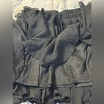 Aakaa Black Flowy Gauzy Skirt from  Size Small Photo 5