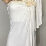 New. SKY ivory one shouldered dress. Retails $224 White Photo 0