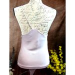 Drape Front Satin Cami V Back Astr The Label Bodysuit Champagne size S Photo 12