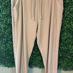 Tommy John Nude Pink Ribbed Sleep Joggers Sz Medium Photo 0