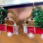 Handmade Trip to Christmas Tree Farm Earrings Jewelry Home for Holidays… Photo 0