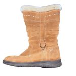 White Mountain  Womens Trader  Brown Suede Pull On Mid Calf Snow Boots Size 9M Photo 2