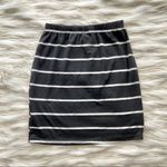 Windsor Black & White Stripped High Waisted Skirt Photo 0
